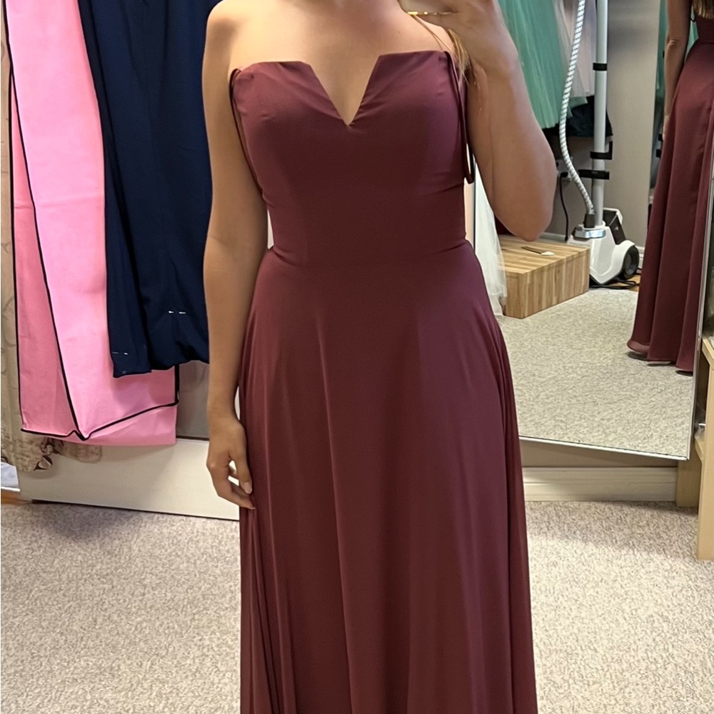 Sorella Vita Bridesmaid Dress Sangria